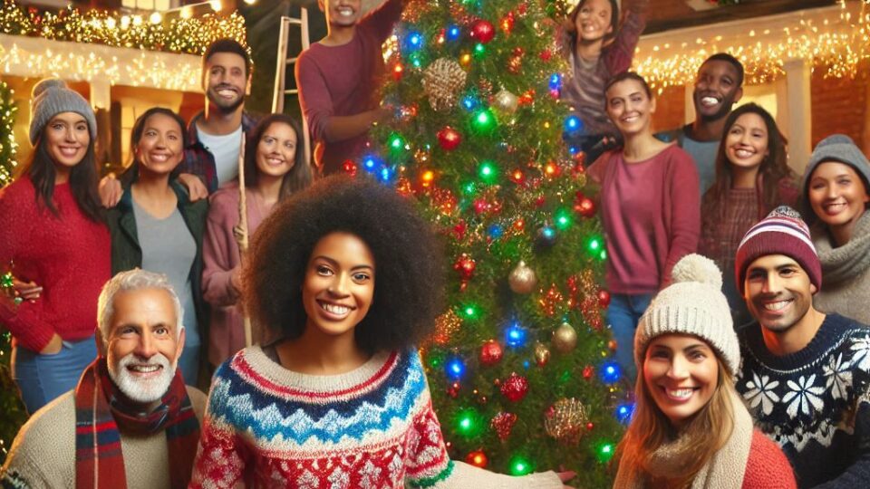 Decorar en Navidad una comunidad de propietarios