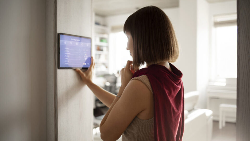 young-woman-using-home-technology
